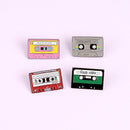 Enamel Pin Cute Cartoon Tape Brooch for Women  Music CD Pins Metal Badges Broche for Woman Brooches  Lapel Pines Brosche Jewelry