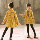2022 Spring Autumn Girl Dress Cotton Long Sleeve Children&