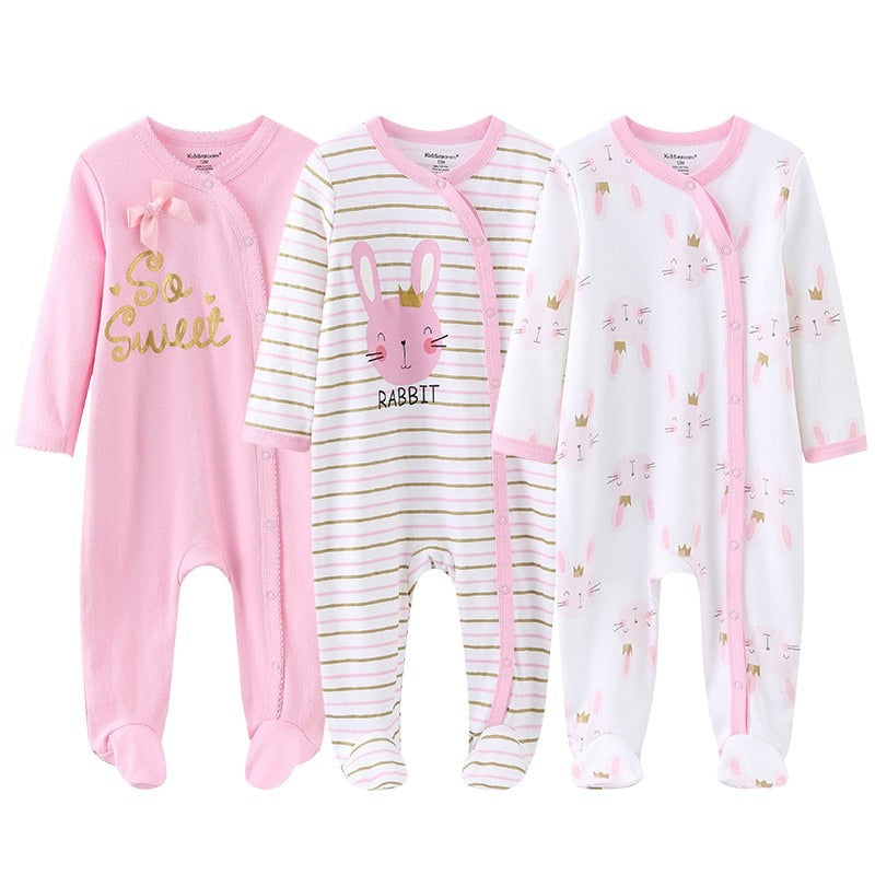 2022 Baby Boy Clothes Sets Autumn Bodysuits Girls Clothing 0-12M Cotton Baby Girl Clothes Newborn Ropa bebe Long Sleeve Winter