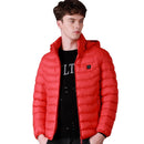 High Quality Heated Jackets Vest Down Cotton Mens Women Outdoor Coat USB Electric Heating Hooded Jackets Warm Winter ThermalCoat