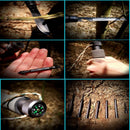 Bastón táctico de defensa para exteriores, multiherramienta Alpenstock, equipo de Camping, senderismo, montañismo, bastón de senderismo, herramienta de supervivencia