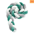 Parachoques de nudo para bebé de 1M/2M/3M/4M en la cama, almohada para recién nacido, cojín para cuna, parachoques para cuna, Tour De Lit Bebe Tresse