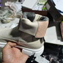 INS HOT Botines de mujer de cuero natural 22-25 CM Costura de piel de vaca sarga Chelsea botas cyberstar botas delgadas 11-11 descuento