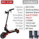 US Stock Original Zero 10X Scooter 10inch Double Motor High Speed Electric Scooter 60V 2400W E-scooter 65km/h Free Gifts