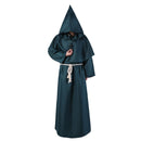 Plague Doctor Christ Costumes Men Monk Cosplay Plague Doctor Mask Steampunk Robe Priest Horror Wizard Halloween Witch  Women