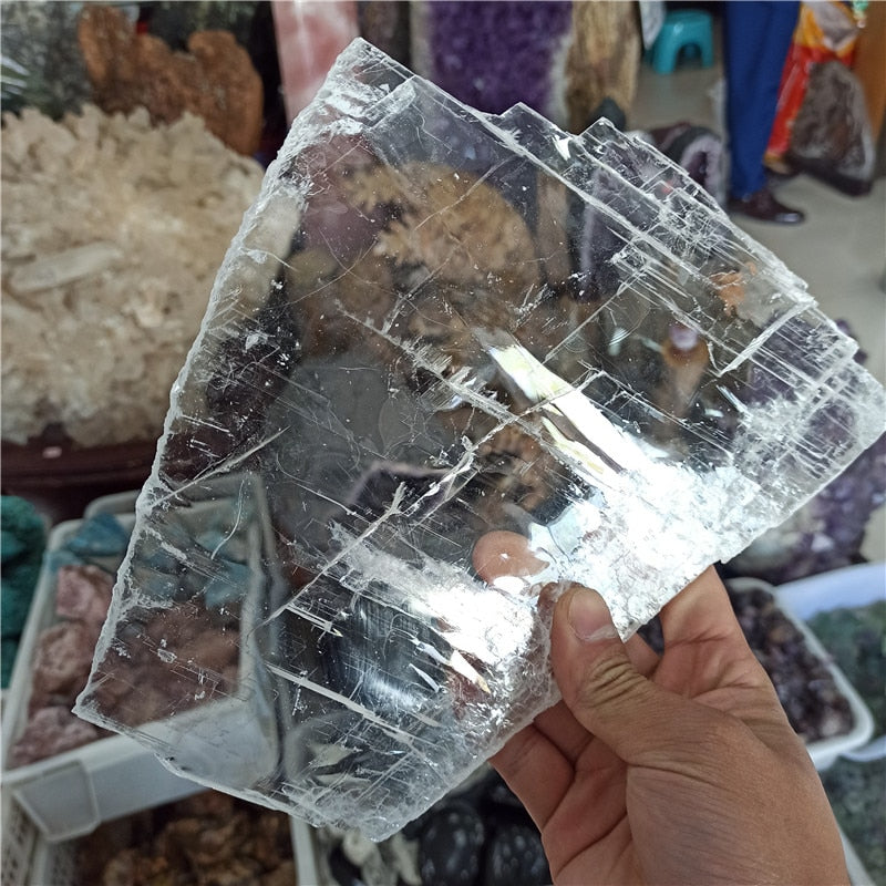 High quality Natural quartz crystal selenite series reiki healing home decor mineral specimen collection