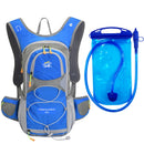 15L Deportes al aire libre Ciclismo Camping Mochila Senderismo Correr Bicicleta Equitación Hidratación Bolsa de agua Paquete Vejiga Mochila con casco Net