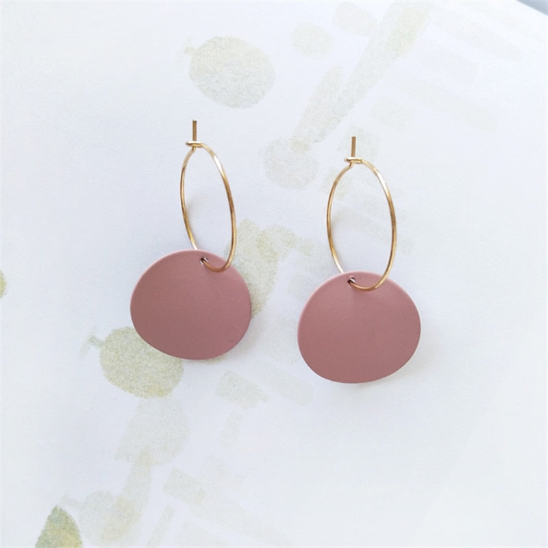 Women Earrings Irregular Geometrical Temperament of Restoring Ancient Ways Round Earrings Earrings Metal Earrings Wholesale 002