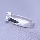 Japanese Anime Black Clover Asta Cosplay S925 Silver Ring Fashion Adjustable Men Women Finger Rings Jewelry Birthday Xmas Gift