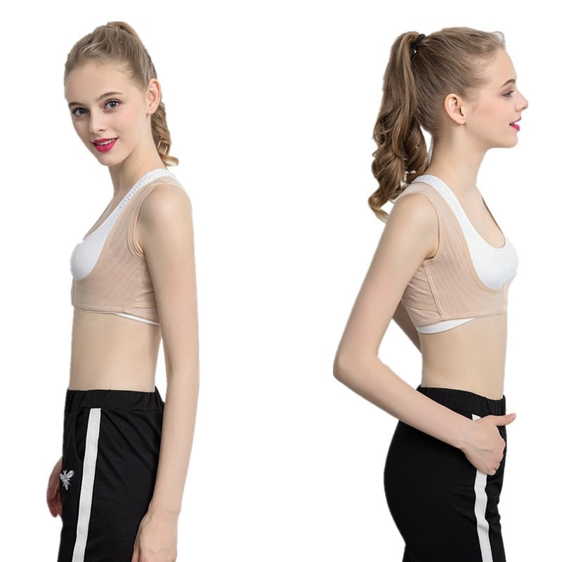 Adjustable Women Posture Back Support Corrector Belt Band Brace Shoulder Lumbar Strap Pain Relief Posture Waist Trimmer