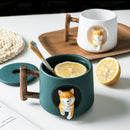 INS Shiba Inu Akita DOG 420ML CAFÉ TAZAS DE TÉ TAZA DISEÑO DE MODA DE ESTILO DE EUROPA DEL NORTE