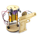 Juguetes STEM para niños, juego de tecnología de experimentos de ciencia educativa, modelo de excavadora hidráulica DIY, rompecabezas, juguetes pintados para niños