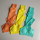 2 Piece Workout Clothes For Women Seamless Leggings Sports Bra Woman Running Sports Wear Gym Clothing Athletic Yoga Set