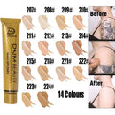 14Color Concealer Liquid Foundation Cream Cover Tattoo Acne ScarsConcealer Moisturizing Full Camouflaged Natural Brighten Makeup