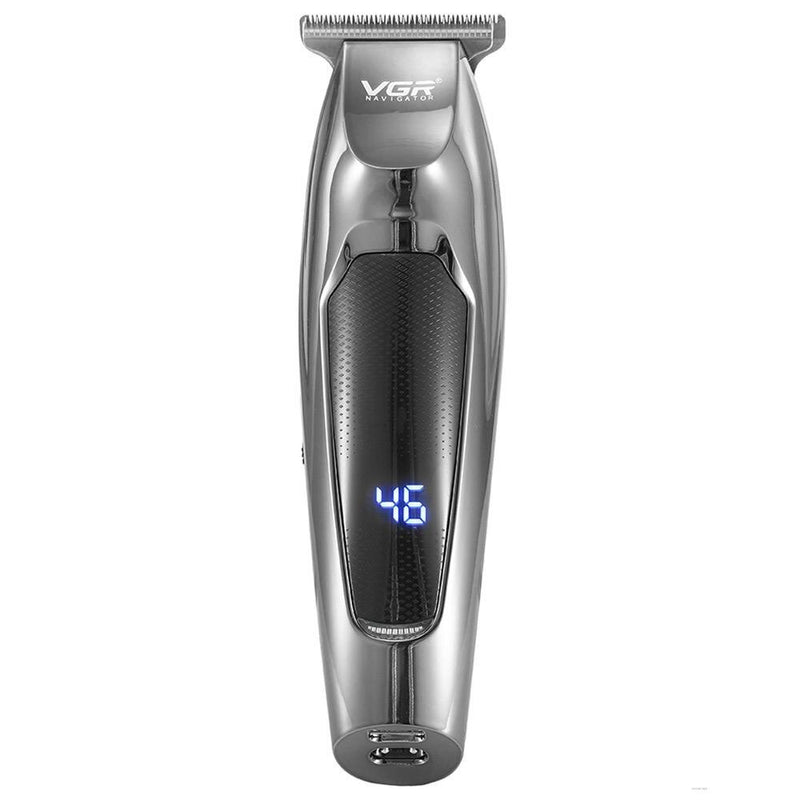 VGR Elektrischer Haarschneider Wasserdichte Haarmaschine Bartrasiermaschine Professionelle Haarschneidemaschine USB Haarschneidemaschine Männer