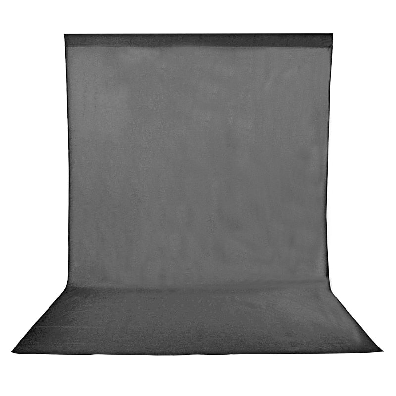 3X1/2/3/4/6M Photography Backdrops Polyester Cotton Photo Studio Backdrop Green Screen Chromakey Photo Shoot Background 6 Colors