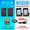 Guantes de moto HEROBIKER, Guantes impermeables con calefacción, Guantes de moto con pantalla táctil alimentados por batería, Guantes de equitación para carreras de motos de invierno ##