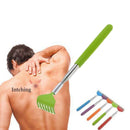 Adjustable Extendable Back Scratcher Stainless Steel Telescopic Flexible Claw Backscratcher Massage Stick Back Itching Scratcher
