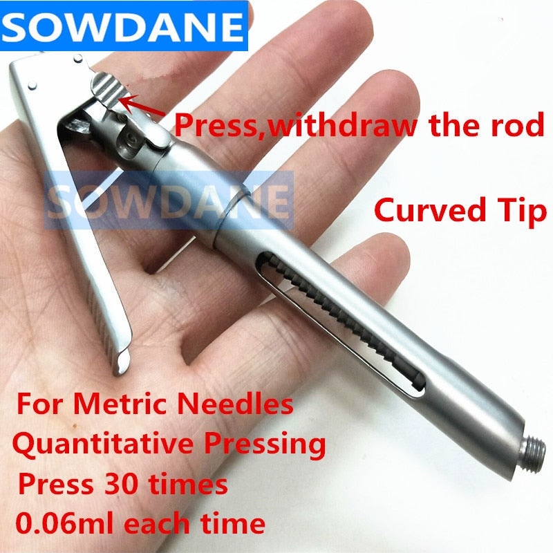 Dental Stainless Steel INTRALIGAMENTAL SYRINGE PEN-STYLE ASPIRATING 1.8ML Dental Surgical Instrument Dental Injector Tool