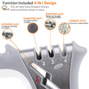 Knife sharpener Whetstone 4 in 1 Diamond Coated&Fine Rod Knife Shears dolphin handle