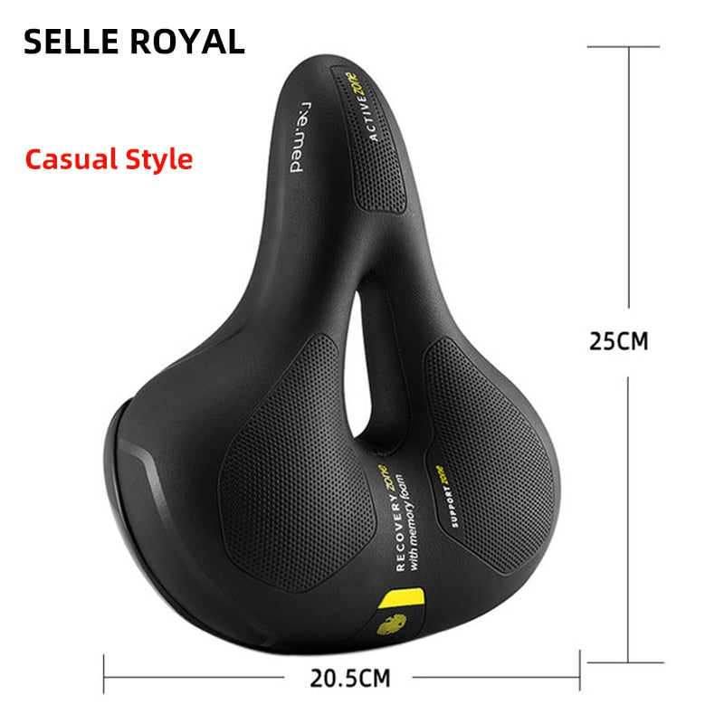 SELLE ROYAL MTB Bike Bicycle Saddle Rail Hollow Breathable Absorption Rainproof Soft Memory Sponge Bike Cycling Seat Saddle