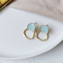 Frauenohrringe Unregelmäßiges geometrisches Temperament der Wiederherstellung alter Weisen Runde Ohrringe Ohrringe Metallohrringe Großhandel 002