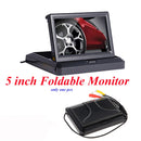 4.3&#39;&#39; HD Foldable Car Rear View Monitor Reversing LCD TFT Display Night Vision Backup Rearview Camera PAIL/NTSC for Vehicle