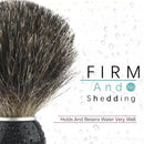 Shaving Brush Badger Hair 26mm Wood Handle Clear Acrylic Stand Stainless Steel Bowl for Men Wet Shave Brushes Set Gift