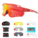 MTB bicicleta gafas hombre mujer Ciclismo gafas de sol Uv400 polarizado bicicleta gafas deportes carreras montar gafas Ciclismo 1 lente