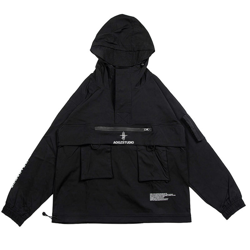 11 BYBB'S DARK Reflective Cargo Jacket Abrigos Streetwear Función táctica Pullover Harajuku Multi-bolsillo Hoody Windbreaker Coats