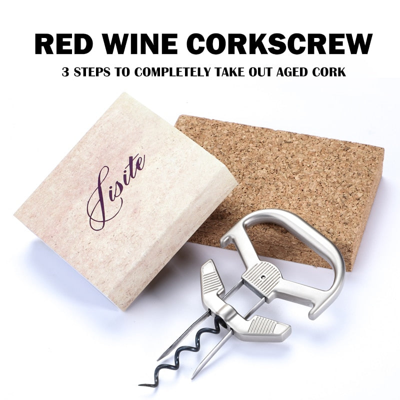 Remove Older And Fragile Wine Corks Two-Prong Cork Puller Old Vintage Ah So Wine Corkscrew Manual Bottle Opener Wine opener