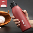 New Stainless Steel Water Bottle With Straw Direct Drinking 2 Lids Vacuum Flasks Insulated Travel Portable Thermal Climb Thermos