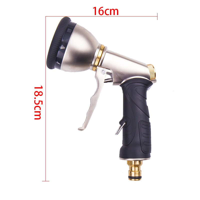 New High-Pressure Water Spray Gun Car Washer Hose Spray Bottle Garden Watering Sprinkler Sprinkler Cleaning Water Gun