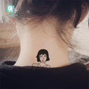 Rocooart New Arrival Tattoo Woman Taty Old School Fake Tattoo Body Art Temporary Tattoo Sticker For Female Couple Taty Sticker