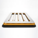 Soporte de cápsulas de café de Metal, soporte de aluminio chapado en espejo, estante de almacenamiento de cápsulas de café, soporte de cápsulas de café Nespresso para Nespresso