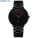 CRRJU Mens Watches Stainless Steel Men&