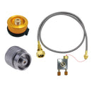 Outdoor Gas Stove Camping Stove Propane Refill Adapter Burner LPG Flat Cylinder tank Coupler Container Adapter Save Metal Tube