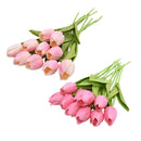 20pcs Mix Tulip Artificial Flower Real Touch Artificial Bouquet Fake Flower for Wedding Decoration Flowers Home Garden Decor