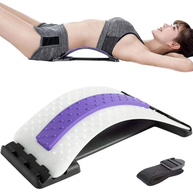 Back Massager Stretcher Equipment Yoga Massageador Fitness Waist Support Relaxation Pain Relieve Chiropractic Back Stretcher