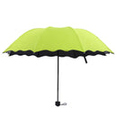 Lady Magic Flowers Umbrella Travel Parasol Folding Rain Windproof Umbrella Folding Anti-UV Sun/Rain Umbrella