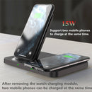 für iPhone Wireless Charger Stand 3 in 1 Schnellladung für Apple iPhone 12 11 X XS XR Watch 6 5 4 3 AirPods Pro Wireless Charge