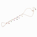 Rose gold CZ charm Multi Chain Tassel Bracelet Bangle Slave Finger bangle Hand Harness Gold Bracelets