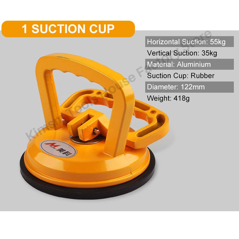 Vacuum Suction Cup Grip Sucker Plate Single Claw Double-claw Three -jaw Suction Puller For Tile  Glass Floor Sucker Lifting Tool