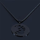 Witchcraft Moon and Sun Stainless Steel Necklaces Pendants Women Silver Color Necklaces Jewelry colgantes mujer moda N611S03