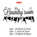 Laundry Room Washing Quotes And Signs Wall Sticker Decoration For Washing Room WC And Toliet Sticker Decor Accessories