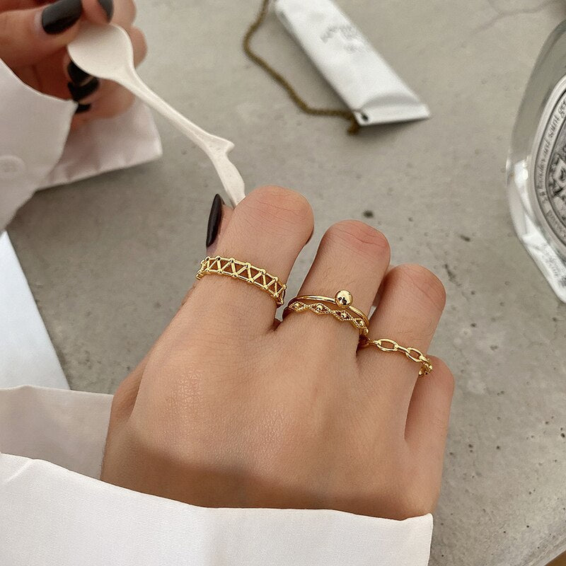 WANTME, anillo de dedo de doble apertura de circón blanco de lujo para mujer, Plata de Ley 925 auténtica, regalo de joyería para boda y fiesta
