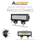 Auxtings 12 '' 22 '' 20 pulgadas 12V 24V todoterreno barra de luz led Spot Flood Combo 20 '' 126W luz de trabajo led para Jeep Car 4WD Truck SUV ATV