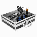 Binocular Dental Loupes Magnifying Glasses+5W Magnifier Lamp LED Headlight Lamp with Filter Aluminum Case 2.5X/3.5X