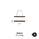 Nordic Hanging Wood Poster Calendar Hanger Frame Bread Fruit Posters Prints Wall Pictures for Home Living Room Kitchen Wall Art