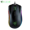 Razer Mamba Elite Wired Gaming Mouse: 16,000 DPI Optical Sensor -RGB Lighting - 9 Programmable Buttons - Mechanical Switches